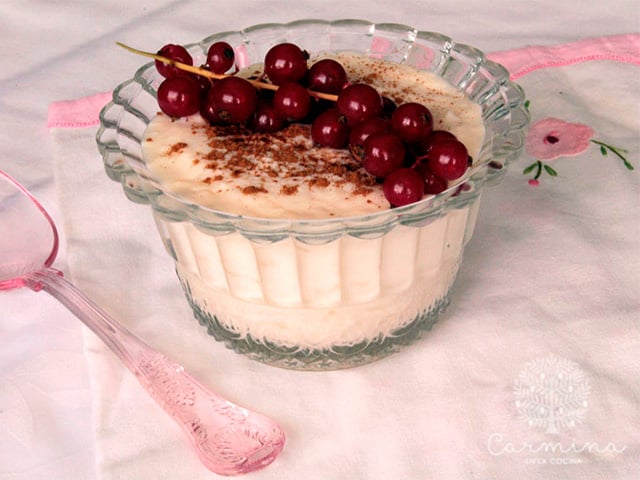 Arroz con leche de coco